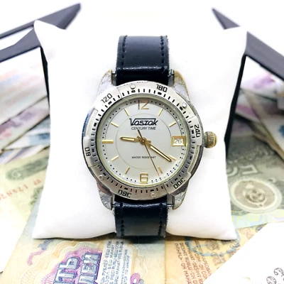 🔥Rare Amphibian Vostok Classic Komandirskie Wostok Watch Automatic 2416 Service - Image 1 of 4
