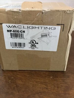 Accesorio de iluminación WAC toldo cromado, MP-60E-CH TF Foto 1 de 4