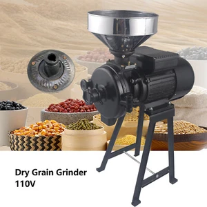 Elektrisch Getreidemühle Kornmühle Schleifmaschine Dry Kornmühle Trichter 2200W - Bild 1 von 14