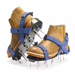 Lawn Aerator Shoes – Ready-to-Use Pre-Assembled – One-Size-Fits-All Gardening... - Picture 1 of 9