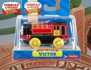 BATTERY OPERATED VICTOR ~ THOMAS & FRIENDS WOODEN RAILWAY ~ NEW IN BOX ~ RETIRED - Picture 1 of 6