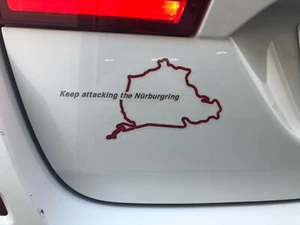 Maserati Porsche Toyota Tailgate Door Emblem Symbol Attack on Nürburgring - Picture 1 of 1