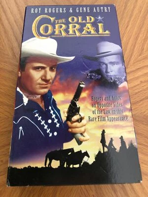 The Old Corral VHS VCR Video Tape Used Roy Rogers Gene Autry Western - Image 1 of 4