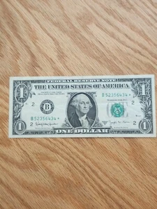 1963 Joseph Barr New York Star Note B523564434* - Picture 1 of 3