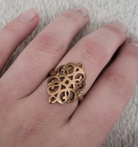 Celtic Knot Ring P Boho Ethnic Festival Statement Viking Norse Tribal Aztec Goth - Picture 1 of 19