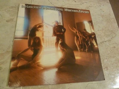WARREN ZEVON Bad Luck Streak in Dancing School LP '80 ASYLUM Rock w/Inner EX+ - Image 1 of 4