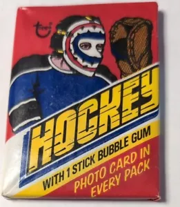 1977-78 Topps Hockey Confezione sigillata in fabbrica molto affilata - Foto 1 di 4