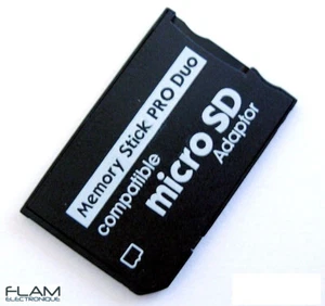 Adaptateur - lecteur de carte Micro SD/SDHC vers Memory Stick PRO Duo - Adapter - Foto 1 di 4