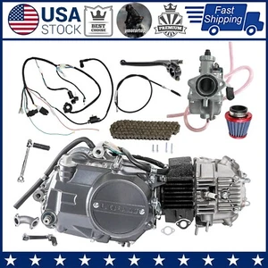 Geniune Lifan 125cc Manual Engine Motor Kit For CT70 CT90 CT110 CRF70 CRF50 XR50 - Picture 1 of 23