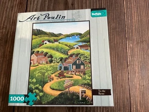 Buffalo Games 27” by 20 “ 1000 pieces jigsaw puzzle To the Barns - Picture 1 of 3