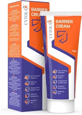 Cytolax Barrier Cream 120g | Transparent & Durable 24hour Protection