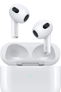 Apple AirPods 3rd Generation Wireless with Lightning Charging Case White - Zdjęcie 1 z 11