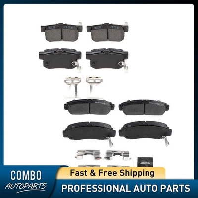 Front Rear Ceramic Brake Pad for 1999-2004 Acura RL 1999-2008 Acura TL - Image 1 of 4