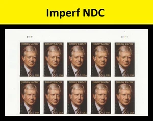 US 6043a Jimmy Carter imperf NDC plate block 10 U MNH 2025 - Picture 1 of 1