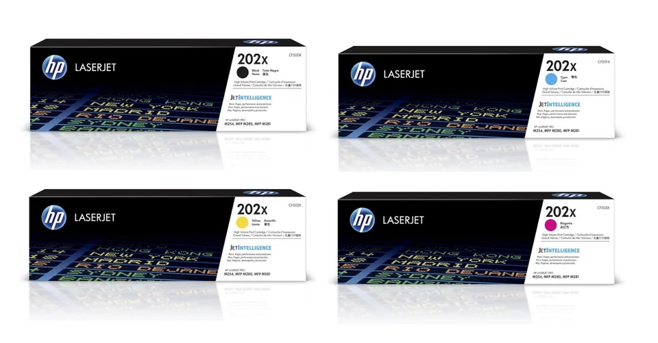 HP CF502X High Yield Yellow LaserJet Toner Cartridge