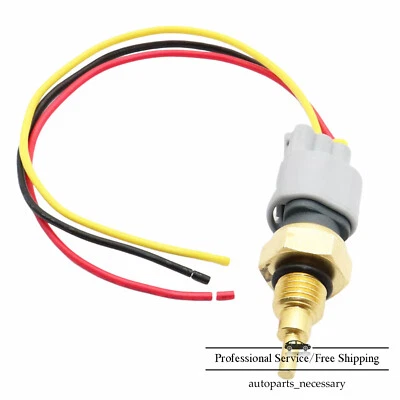 Fits 2001-2005 Toyota Yaris Coolant Temperature Sensor and Connector 894221601 - Image 1 of 4