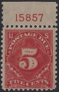 US # J64 - Plate # Single - Mint OG Never Hinged - VF                   (P-2802) - Picture 1 of 2