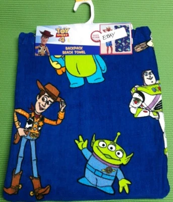 Disney - Pixar Toy Story Story 4 Mochila Toalla de Playa (Azul) - 28" x 58" Foto 1 de 4
