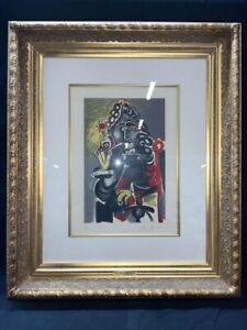 Pablo Picasso - Le Cavalier - Hand Signed Limited Lithograph in 1968 - Best COA