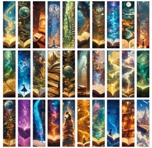 10 Stück Fantasy Magical World Lesezeichen perfekte Geschenke für Erwachsene & Kinder - Bild 1 von 8