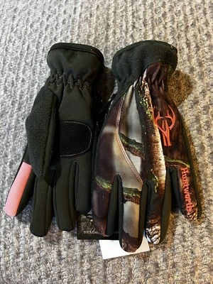 Huntworth Women’s Ladies Small Camo Oaktree Hunting Shooting Gloves 1077-L-20OT - Image 1 of 2
