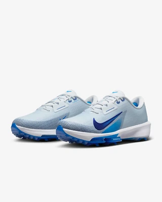 Nike Men's Sz 9.5 Wide Air Zoom Infinity Tour 2 Golf Shoes Grey Royal FD0218-001 - Image 1 of 4