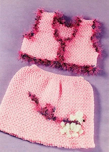 CUTE Little Girl's At the Hop Ensemble/Crochet Pattern INSTRUCTIONS ONLY - Picture 1 of 1