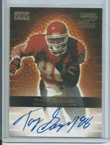 TONY GONZALEZ KANSAS CITY CHIEFS 2000 BOWMAN RESERVE CERTIFIED AUTOGRAPH MINT - Picture 1 of 2