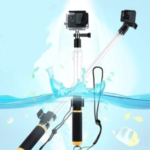 Extendable Telescopic Monopod Pole Handheld Selfie Stick for GoPro Hero 10 9 8 7 - Picture 1 of 6