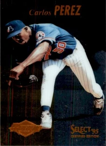 1995 Score Select Certified Carlos Perez Rookie . - Picture 1 of 2