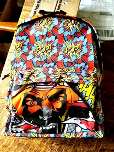 Comic Pop Art Backpack Bookbag Daypack - Unisex - New - Picture 1 of 19