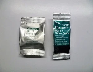 2 x Original Canon BCI-12C BCI-12BK BJC-85 BJC85 ( 1 x Color + 1 x Schwarz ) - Bild 1 von 1