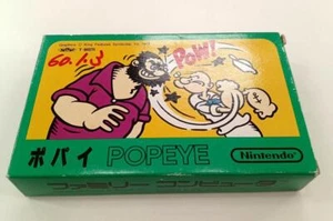 Popeye Nintendo retro video game 1980's Famicom Software Jp - Picture 1 of 17