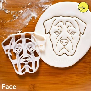 Rottweiler Face cookie cutter | pet dog portrait adoption vet gift Metzgerhund - Picture 1 of 4
