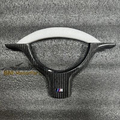 Ajuste inferior del volante de fibra de carbono para BMW E46 M3 E39 M5 1995-2003 Foto 1 de 4