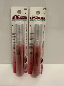 2 X Bonne Bell Lip Smackers Gloss Celestial Strawberry Sponge On Sparkler - Picture 1 of 3