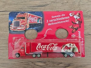 Vintage German Coca-Cola Christmas Semi Container Truck 1:87 - Picture 1 of 5