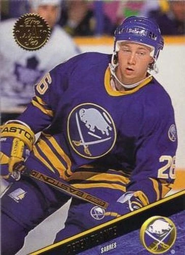 #258 Derek Plante - Buffalo Sabres - 1993-94 Leaf Hockey - Image 1 of 1