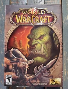 World of Warcraft Horde Cover Art Windows/Mac 2004 Complete CIB Manual Blizzard - Foto 1 di 17