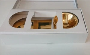 Set Of Desk Trays Brass John Lewis - Picture 1 of 3