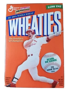 Wheaties Müslischachtel Baseball Homerun Champion Mark Mcgwire 1999 - Bild 1 von 6