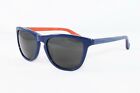Cole Haan Unisex Sunglasses Ch6017 Color 414 Navy Orange 55Mm Nwt