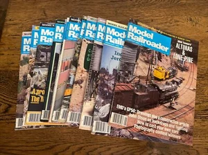 Lote de 12 revistas Model Railroader 1983 - Motor de trenes vintage año completo A10 - Imagen 1 de 24
