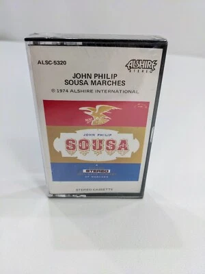 John Philip Sousa Marches [cassette] 1974 FACTORY SEALED  - Image 1 of 3