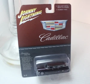 1959 CADILLAC HEARSE BROWN 1:64 SCALE MODEL CAR BY JOHNNY LIGHTNING JLSP113. - Picture 1 of 6