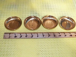 Juego De 4 Ceniceros De Cobre EVANS ELEGANCE De Colección - Imagen 1 de 4