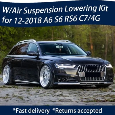 💥KIT ESLABONES DESCENSORES SUSPENSIÓN NEUMÁTICA AJUSTABLE AUDI A6 S6 RS6 ALLROAD C7 Foto 1 de 4