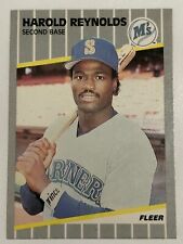 1989 Fleer #558 Harold Reynolds Seattle Mariners