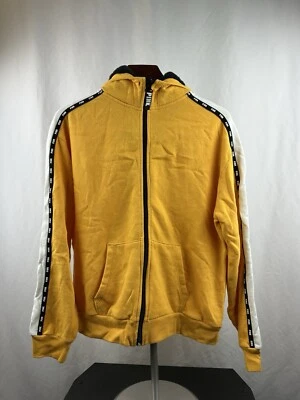 Victoria's Secret розовый желтый черный белый кампус полный молнии толстовка маленький маленький - Изображение 1 из 4