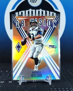 2019 Panini Phoenix QB Vision Orange Russell Wilson SP 15/99 Seahawks - Picture 1 of 1